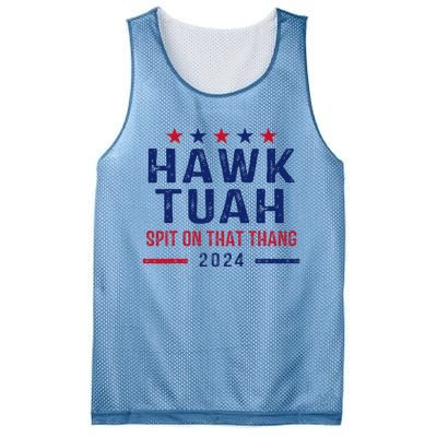 Funny Hawk Tuah Girl Spit On That Thing Mesh Reversible Basketball Jersey Tank