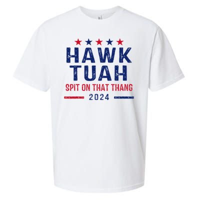 Funny Hawk Tuah Girl Spit On That Thing Sueded Cloud Jersey T-Shirt