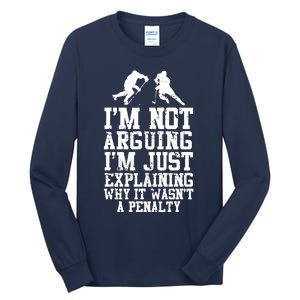 Funny Hockey Tee Cool Gag Gift Novelty Graphic Tee Tall Long Sleeve T-Shirt