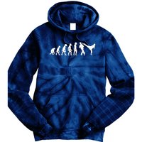 Funny Human Taekwondo Fighter Evolution Korean Sparring Tie Dye Hoodie