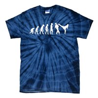 Funny Human Taekwondo Fighter Evolution Korean Sparring Tie-Dye T-Shirt