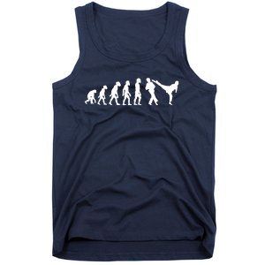 Funny Human Taekwondo Fighter Evolution Korean Sparring Tank Top