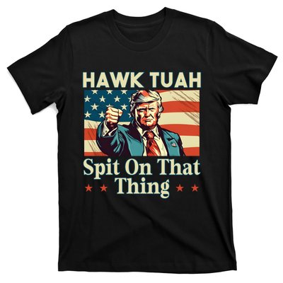 Funny Hawktuah Trump Spit On That Thing T-Shirt