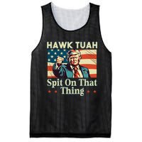 Funny Hawktuah Trump Spit On That Thing Mesh Reversible Basketball Jersey Tank