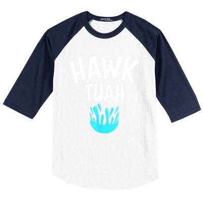 Funny Hawk Tuah Gift Baseball Sleeve Shirt