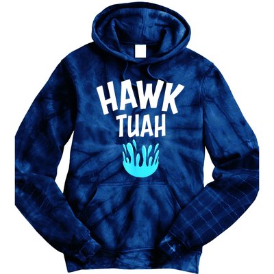 Funny Hawk Tuah Gift Tie Dye Hoodie