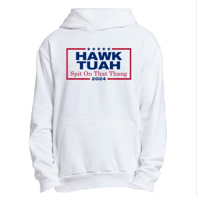 Funny Hawk Tush Spit On That Thang 2024 Viral Election Parody Gift Urban Pullover Hoodie