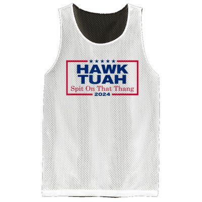 Funny Hawk Tush Spit On That Thang 2024 Viral Election Parody Gift Mesh Reversible Basketball Jersey Tank