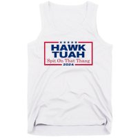 Funny Hawk Tush Spit On That Thang 2024 Viral Election Parody Gift Tank Top