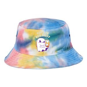 Funny Halloween This Is Boo Sheet Cute Ghost Tie Dye Newport Bucket Hat