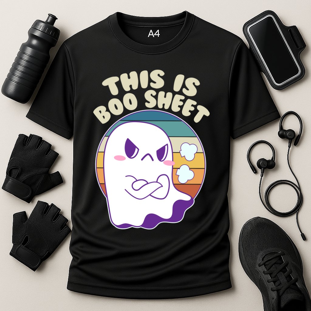 Funny Halloween This Is Boo Sheet Cute Ghost Performance Shirt