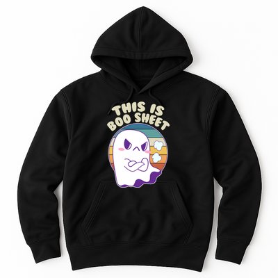 Funny Halloween This Is Boo Sheet Cute Ghost Hoodie