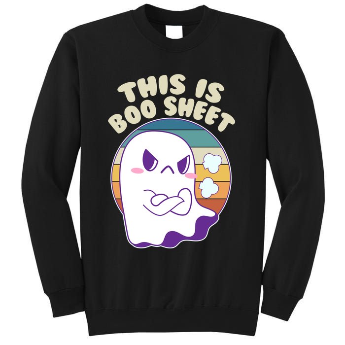 Funny Halloween This Is Boo Sheet Cute Ghost Sweatshirt
