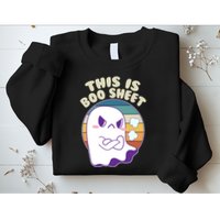 Funny Halloween This Is Boo Sheet Cute Ghost Sweatshirt