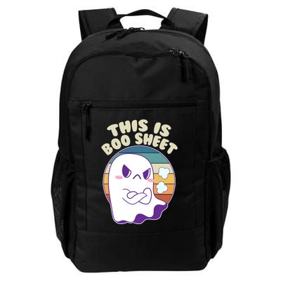 Funny Halloween This Is Boo Sheet Cute Ghost Backpack