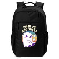 Funny Halloween This Is Boo Sheet Cute Ghost Backpack