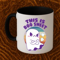 Funny Halloween This Is Boo Sheet Cute Ghost Mug