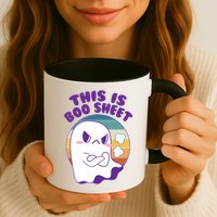 Funny Halloween This Is Boo Sheet Cute Ghost Mug