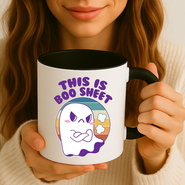Funny Halloween This Is Boo Sheet Cute Ghost Mug