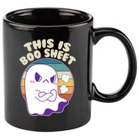 Funny Halloween This Is Boo Sheet Cute Ghost 11oz C Handle Ceramic Mug