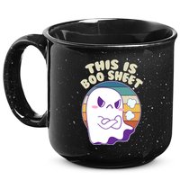 Funny Halloween This Is Boo Sheet Cute Ghost 15oz Campfire Ceramic Mug
