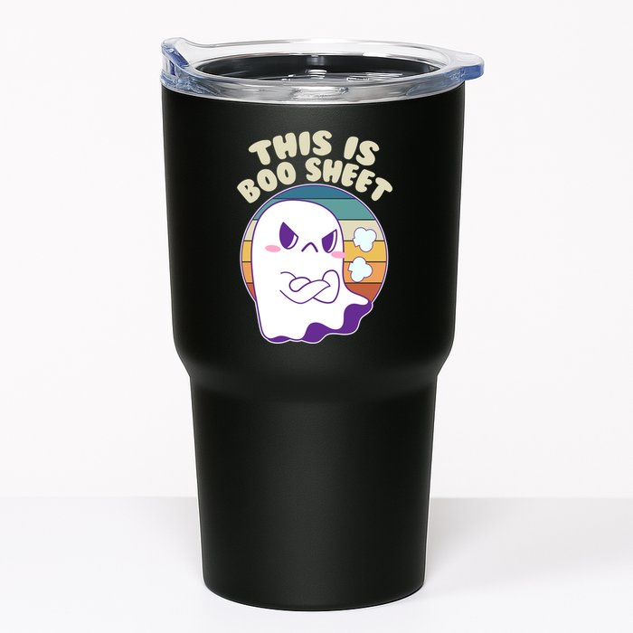 Funny Halloween This Is Boo Sheet Cute Ghost Tumbler