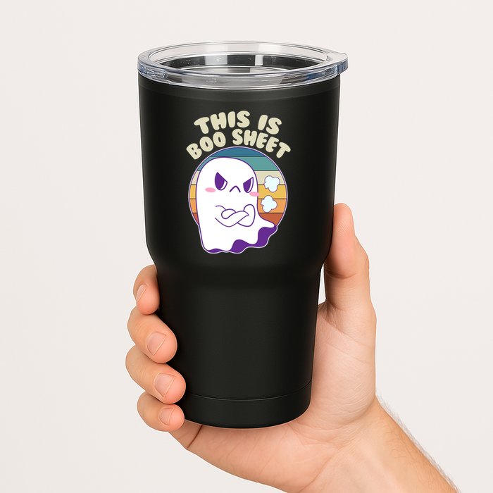 Funny Halloween This Is Boo Sheet Cute Ghost Tumbler