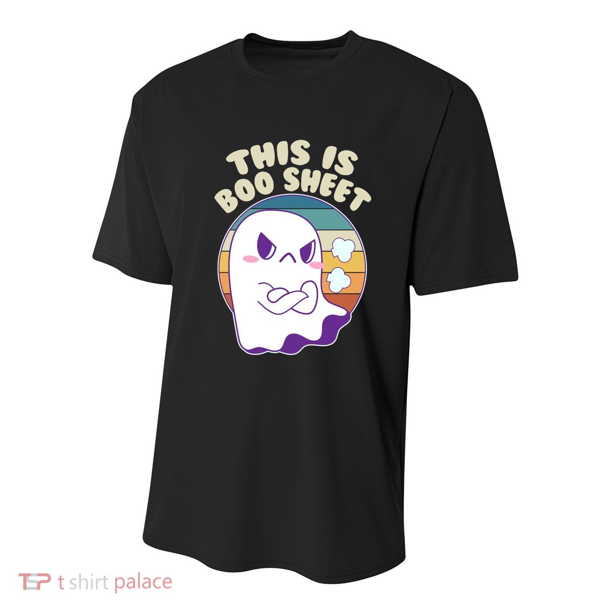 Funny Halloween This Is Boo Sheet Cute Ghost Youth Performance Sprint T-Shirt