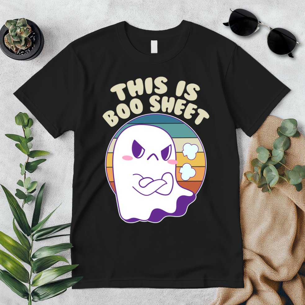 Funny Halloween This Is Boo Sheet Cute Ghost Premium T-Shirt