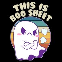 Funny Halloween This Is Boo Sheet Cute Ghost Baby Bodysuit