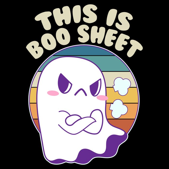 Funny Halloween This Is Boo Sheet Cute Ghost Baby Bodysuit