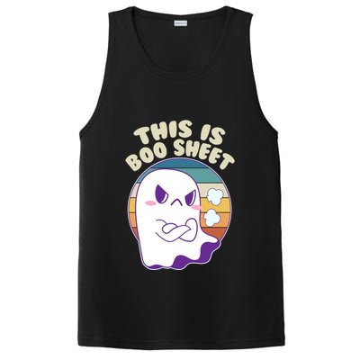 Funny Halloween This Is Boo Sheet Cute Ghost PosiCharge Competitor Tank