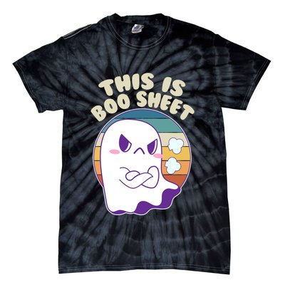Funny Halloween This Is Boo Sheet Cute Ghost Tie-Dye T-Shirt