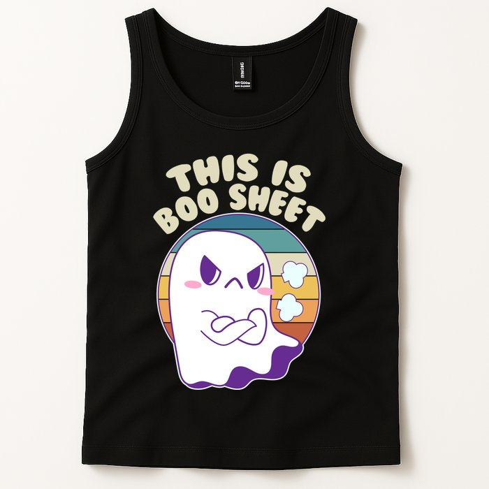Funny Halloween This Is Boo Sheet Cute Ghost Tank Top