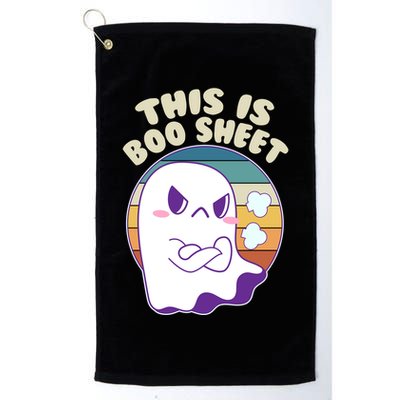 Funny Halloween This Is Boo Sheet Cute Ghost Golf Towel