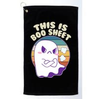Funny Halloween This Is Boo Sheet Cute Ghost Golf Towel