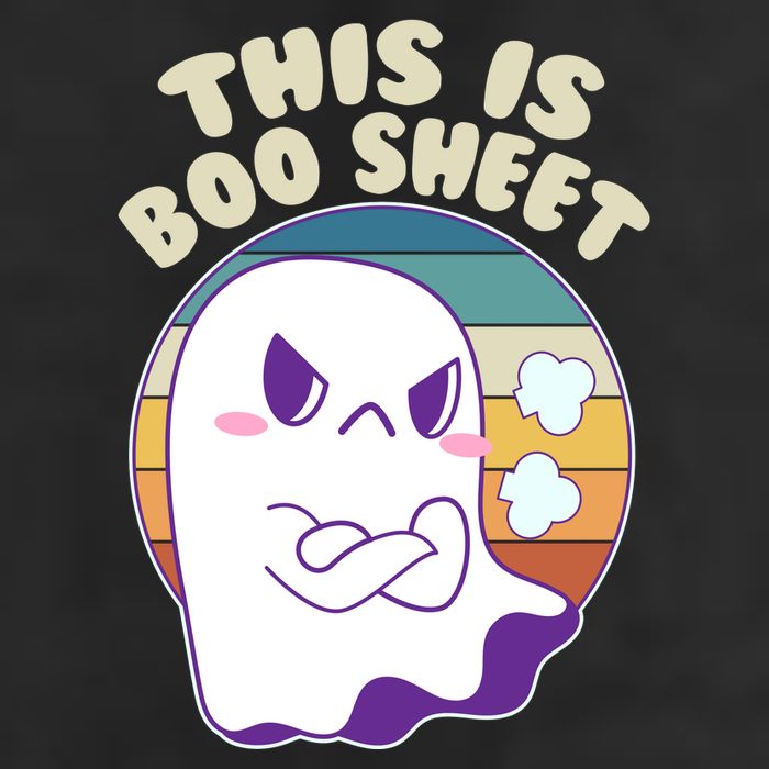 Funny Halloween This Is Boo Sheet Cute Ghost Golf Towel