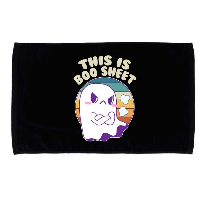 Funny Halloween This Is Boo Sheet Cute Ghost Microfiber Hand Towel