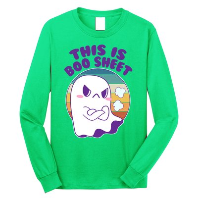 Funny Halloween This Is Boo Sheet Cute Ghost Long Sleeve Shirt