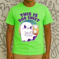 Funny Halloween This Is Boo Sheet Cute Ghost T-Shirt