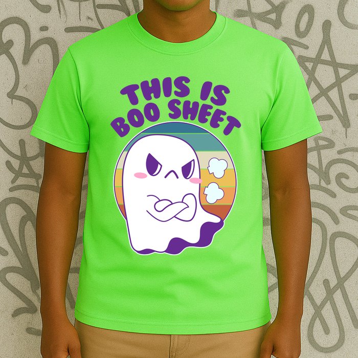 Funny Halloween This Is Boo Sheet Cute Ghost T-Shirt