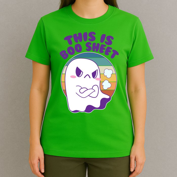 Funny Halloween This Is Boo Sheet Cute Ghost T-Shirt