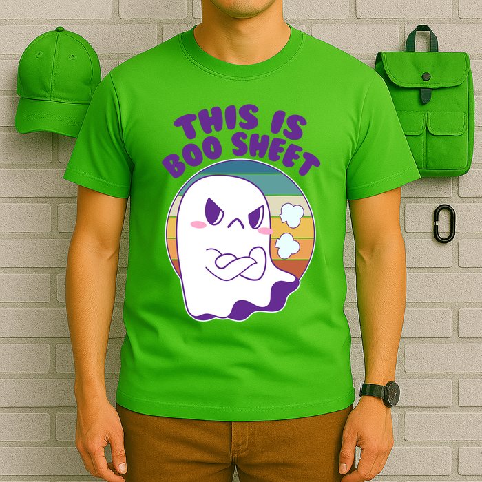 Funny Halloween This Is Boo Sheet Cute Ghost T-Shirt
