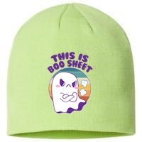 Funny Halloween This Is Boo Sheet Cute Ghost Sustainable Beanie