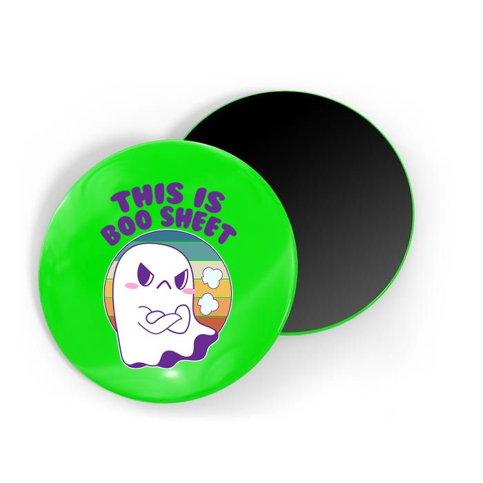 Funny Halloween This Is Boo Sheet Cute Ghost Magnet