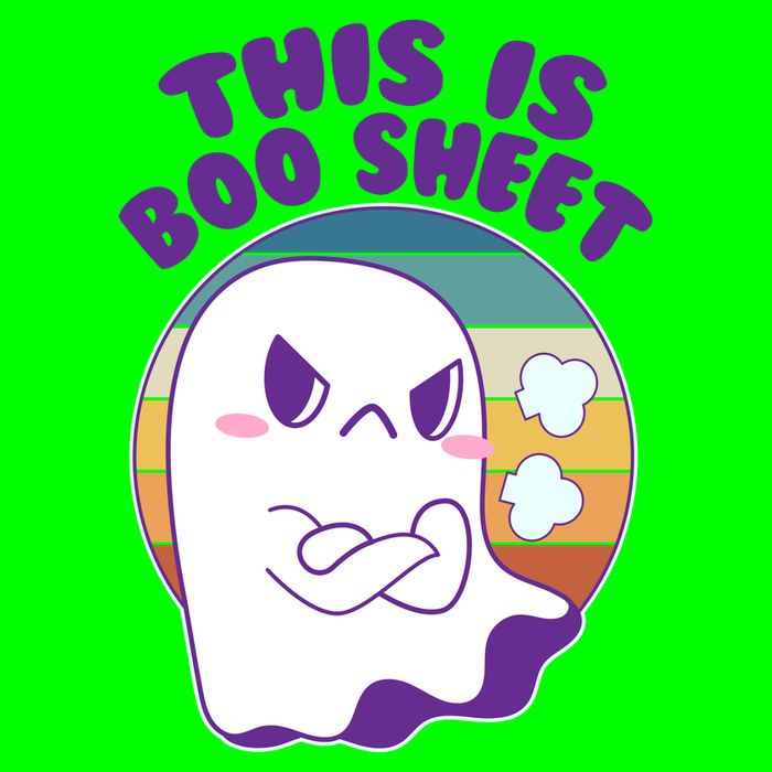Funny Halloween This Is Boo Sheet Cute Ghost Magnet