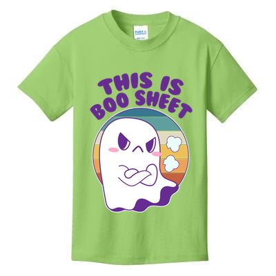 Funny Halloween This Is Boo Sheet Cute Ghost Kids T-Shirt