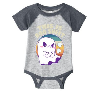 Funny Halloween This Is Boo Sheet Cute Ghost Infant Baby Jersey Bodysuit