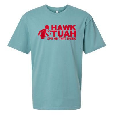 Funny Hawk Tuah 24 Spit On That Thang 2024 Sueded Cloud Jersey T-Shirt