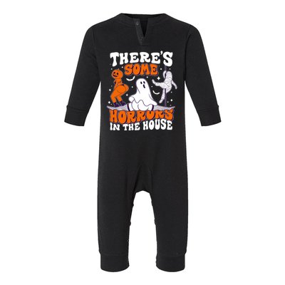 Funny Halloween Theres Some Horrors In The House Infant Fleece One Piece